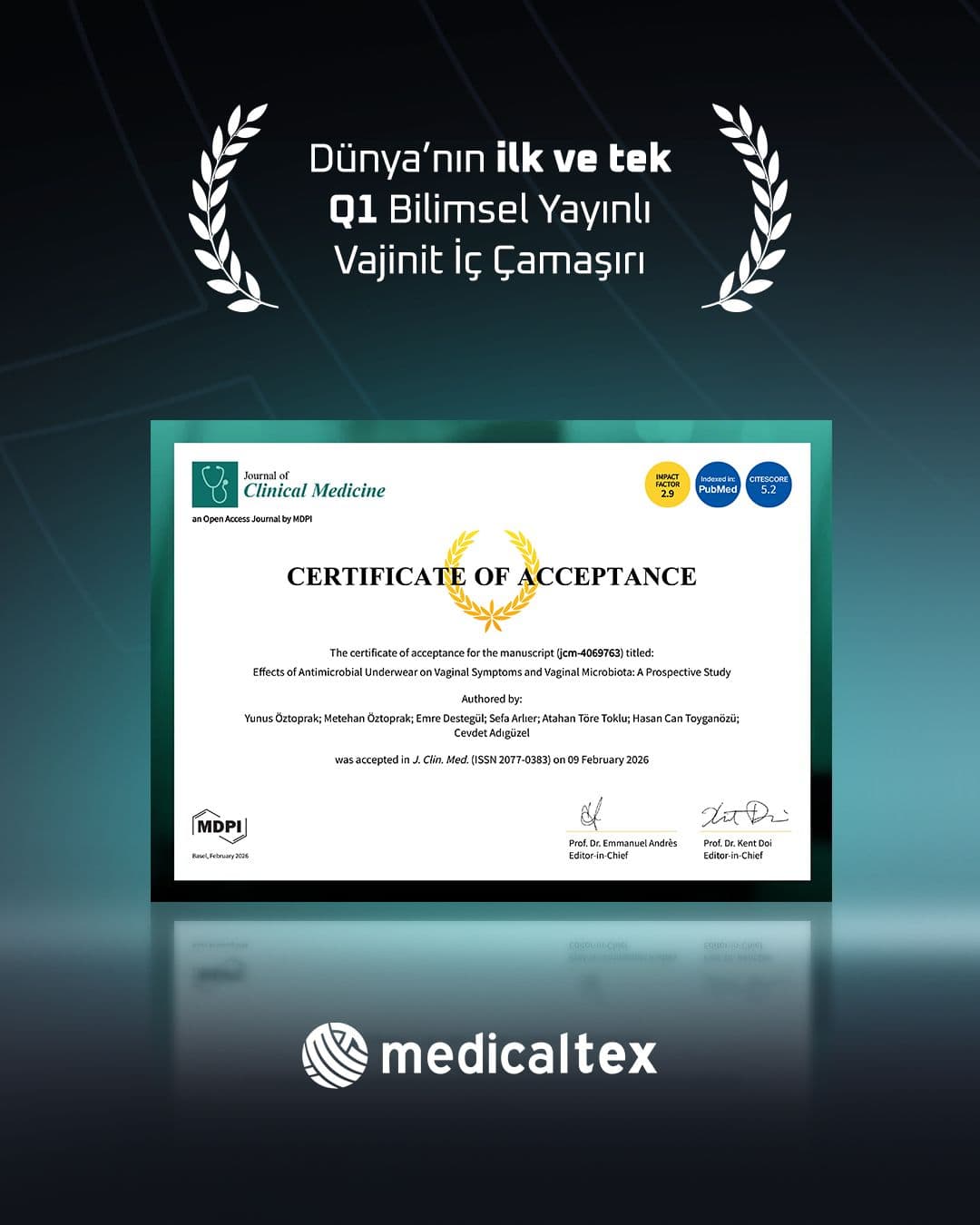 The World's First and Only Antimicrobial Underwear Proven for Vaginal Symptoms and Vaginal Microbiota